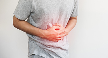 What are the causes of hernia in males?